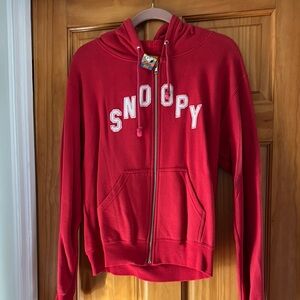 Red Snoopy Hoodie & Matching Pants